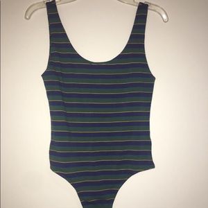 Pacsun Striped Bodysuit